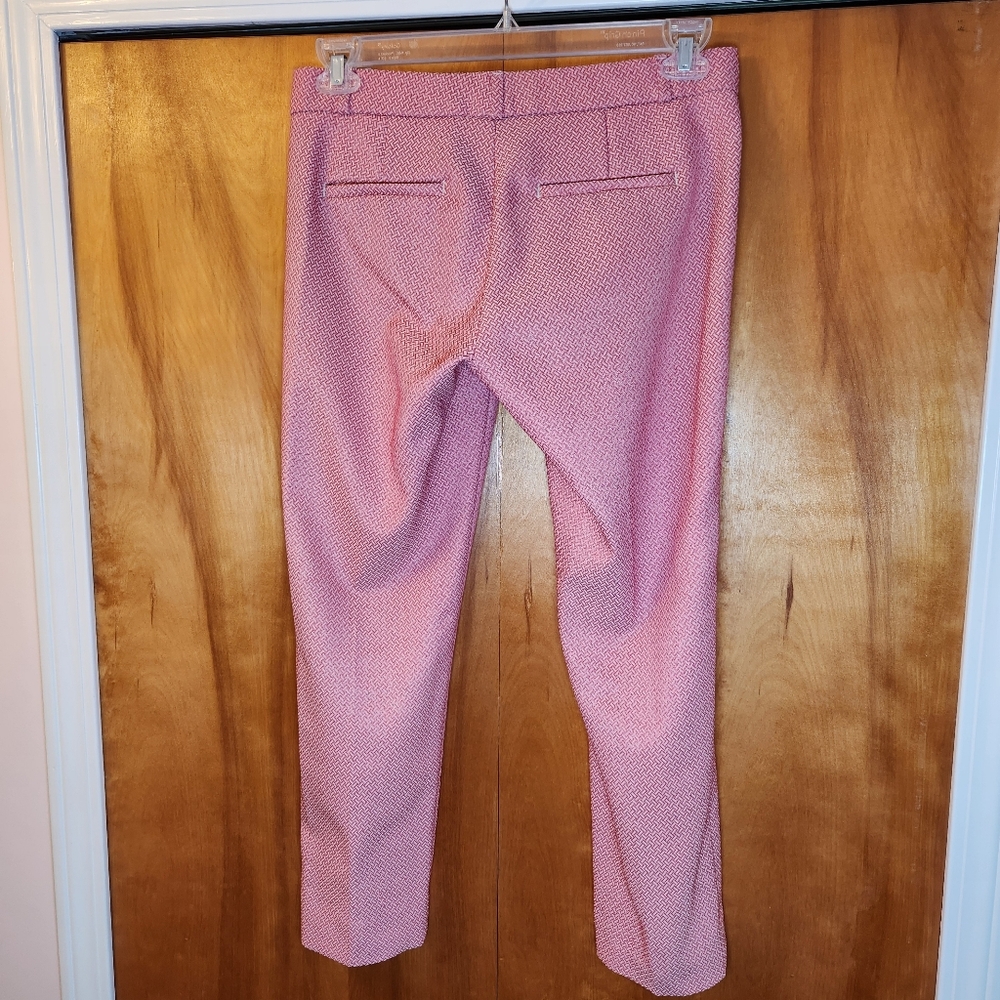 Banana Republic Women's Sloan Slim High-Rise Ankle Pants In Red Size 4 - Picture 2 of 8